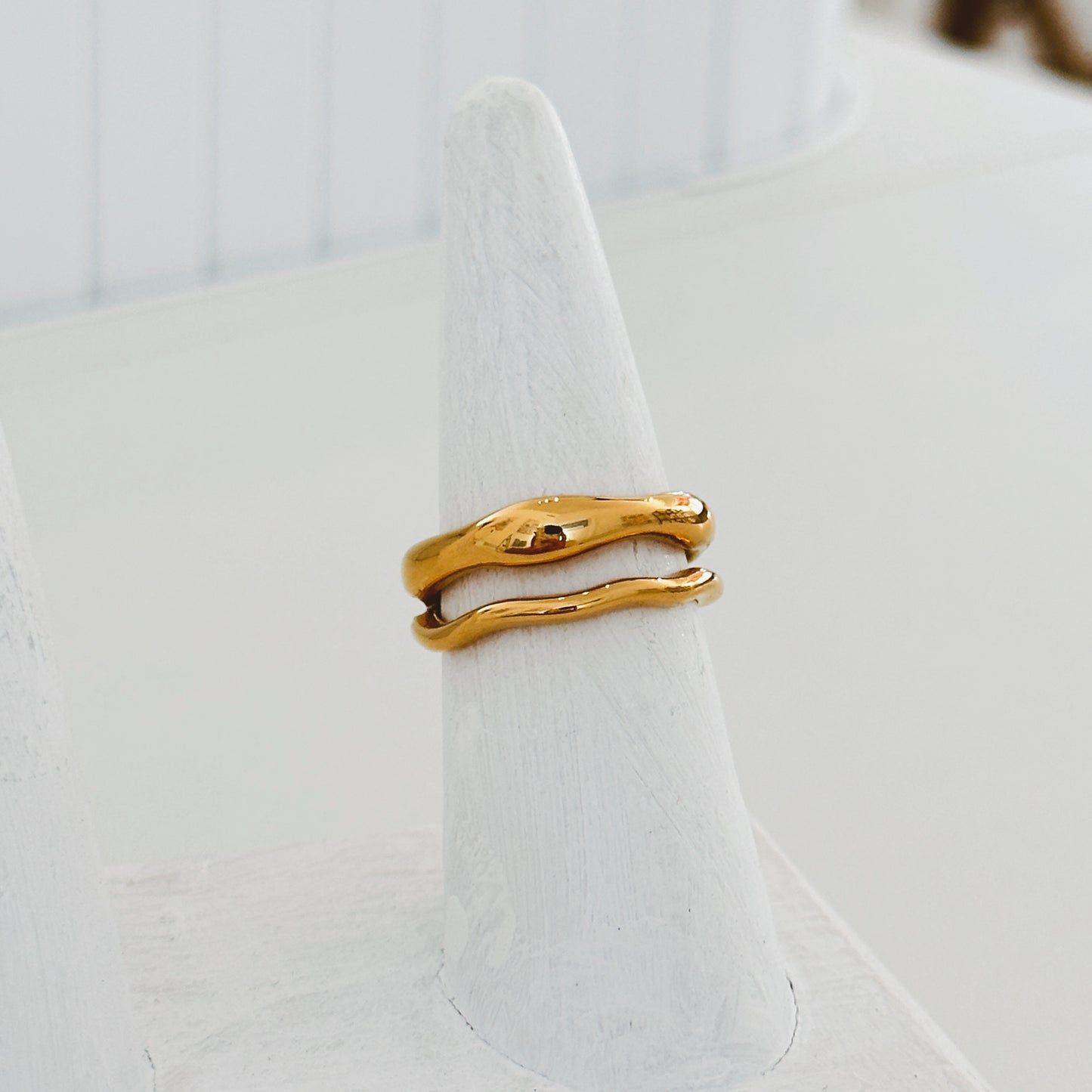 Wavy Stacked Ring