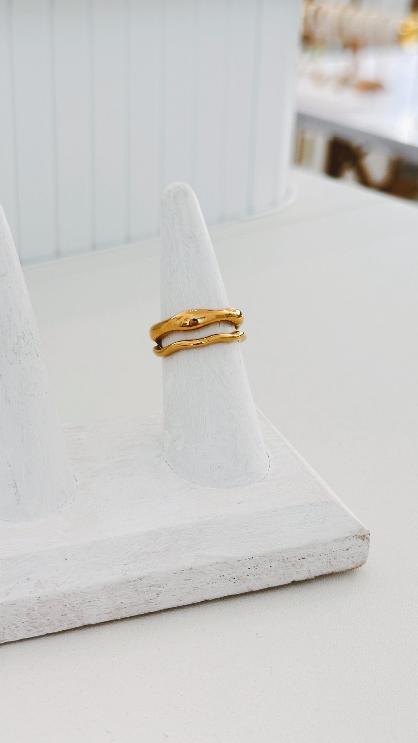 Wavy Stacked Ring
