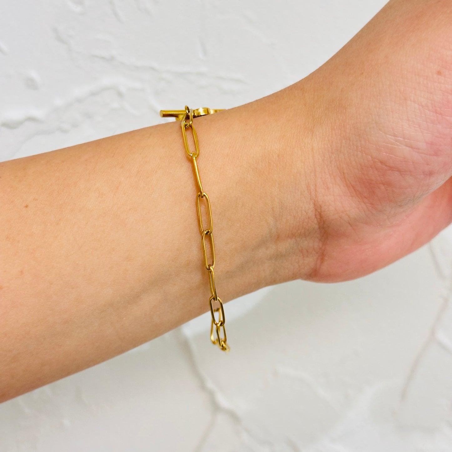 Floral OT Link Bracelet