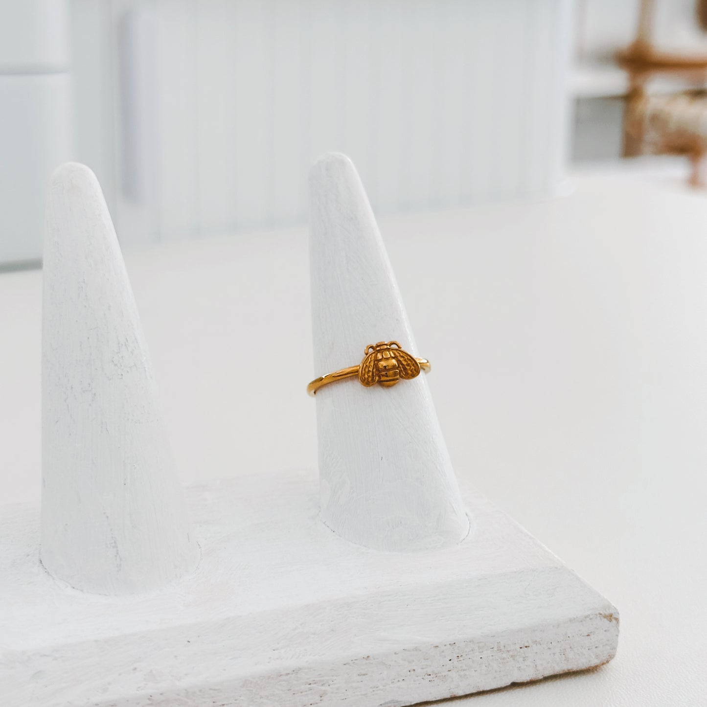 Dainty Bee Ring