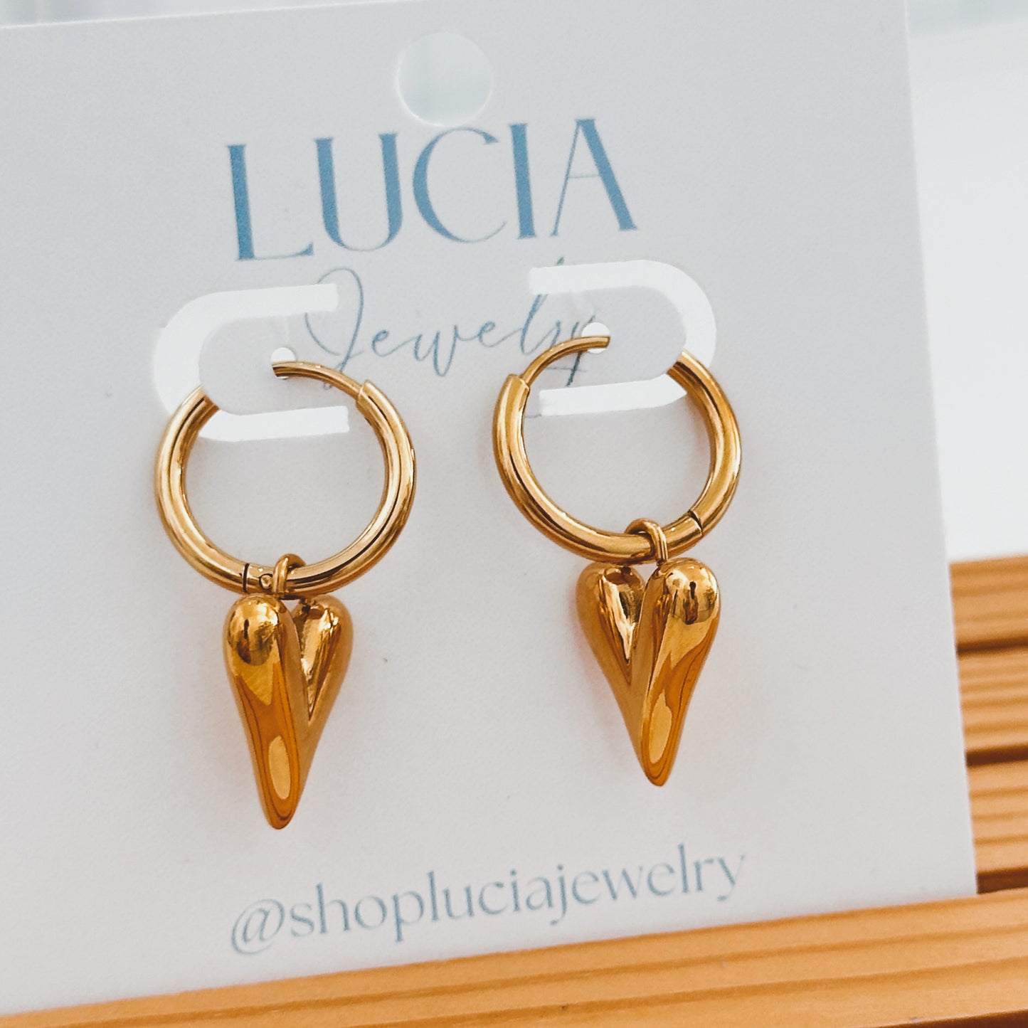 Dainty Heart Studs
