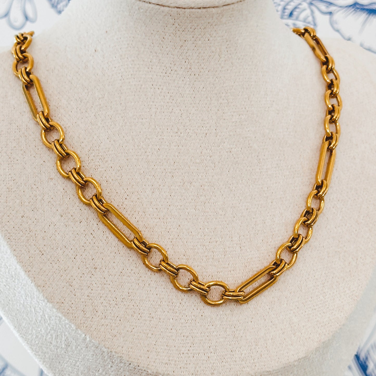 Mixed Hardware Link Necklace