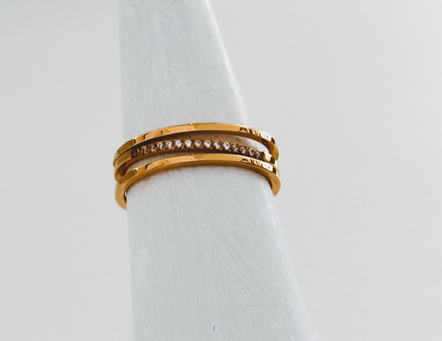 Stacked Pavé Ring