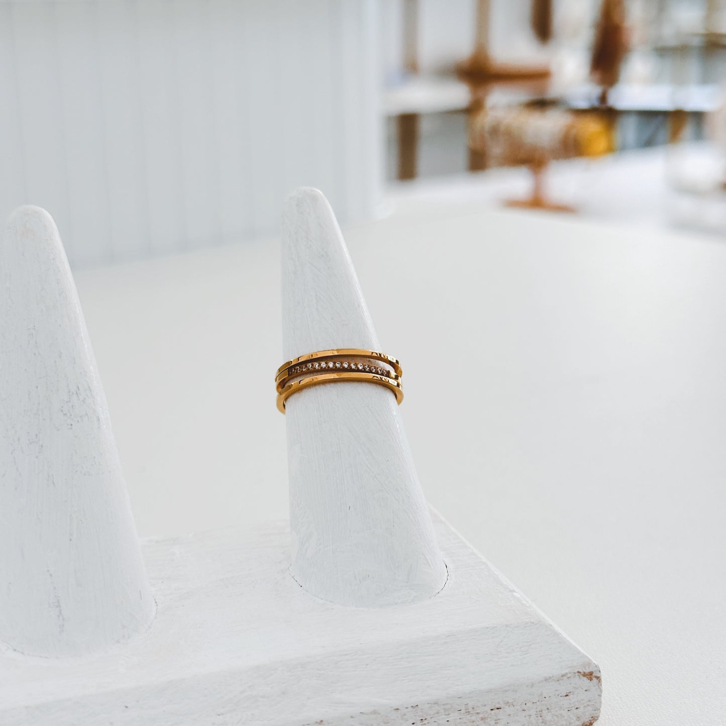 Stacked Pavé Ring