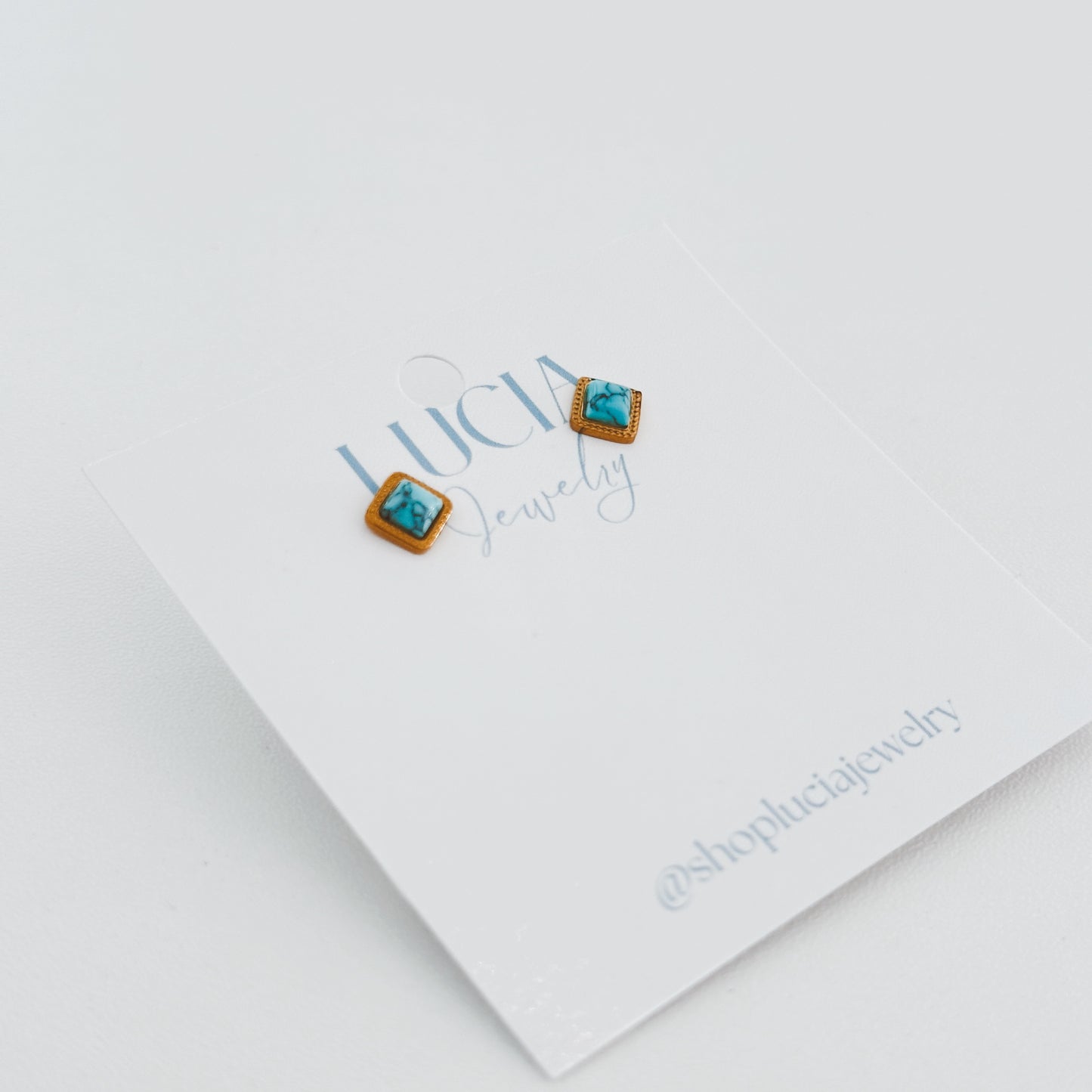 Dainty Turquoise Studs