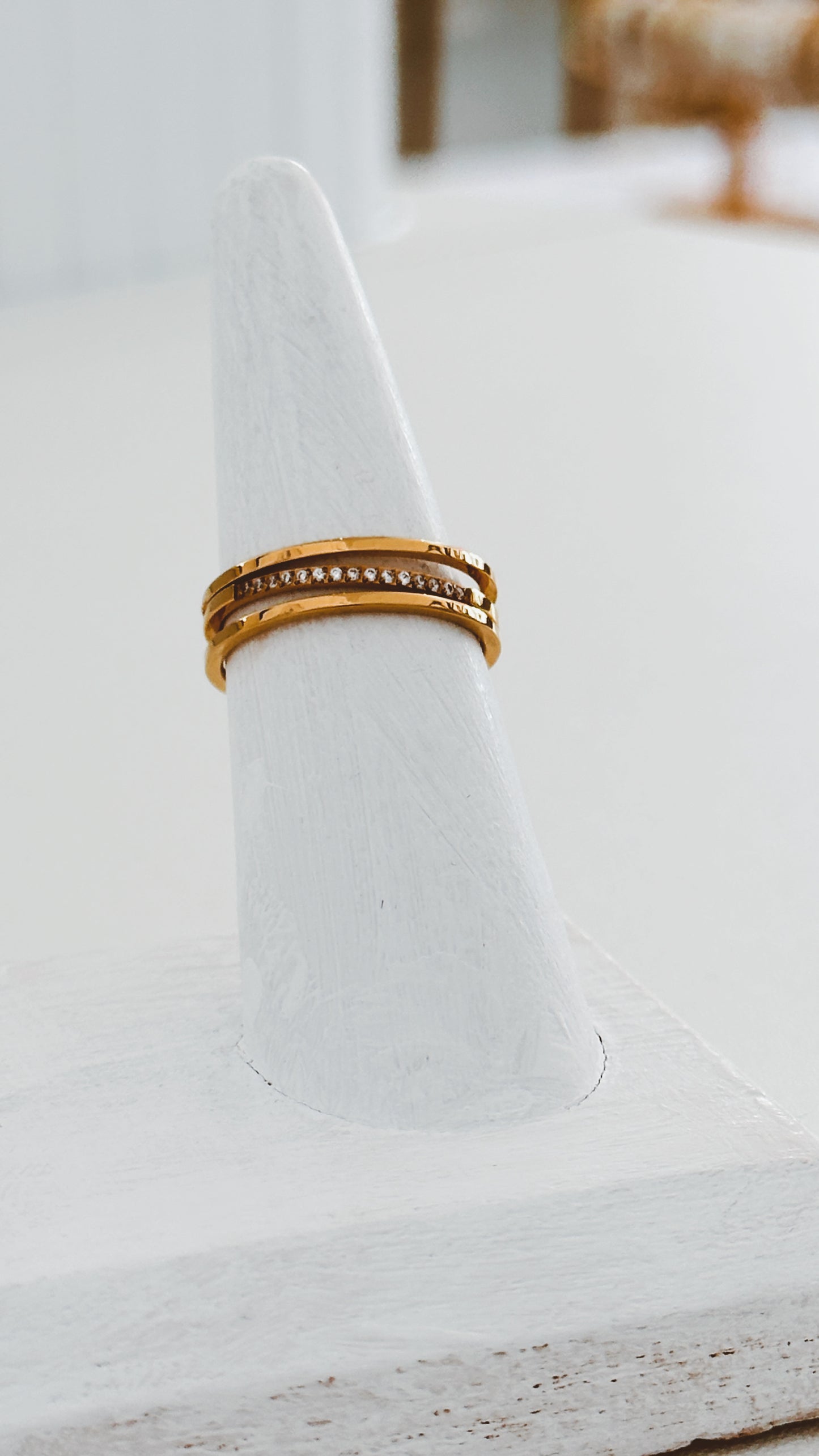 Stacked Pavé Ring