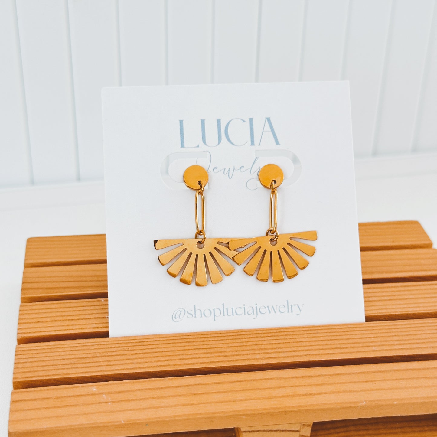 Boho Fan Studs