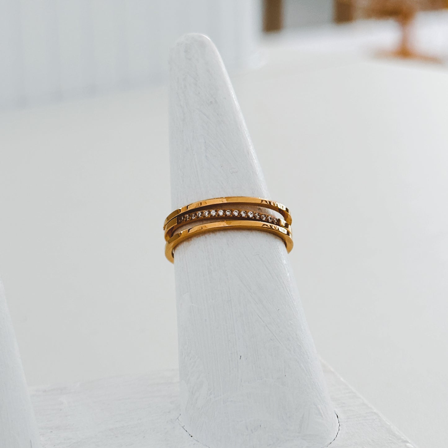 Stacked Pavé Ring