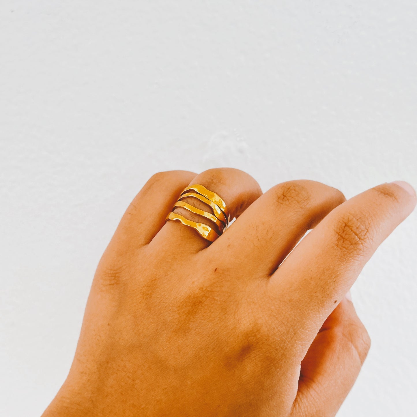 Textured Open Ring