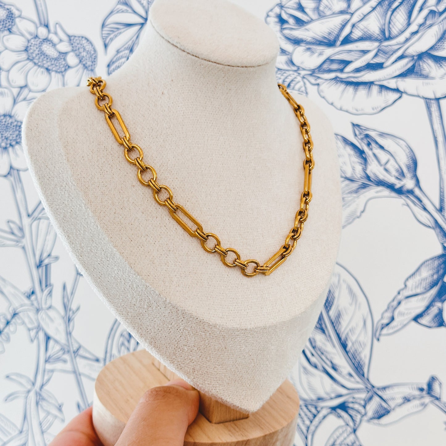 Mixed Hardware Link Necklace