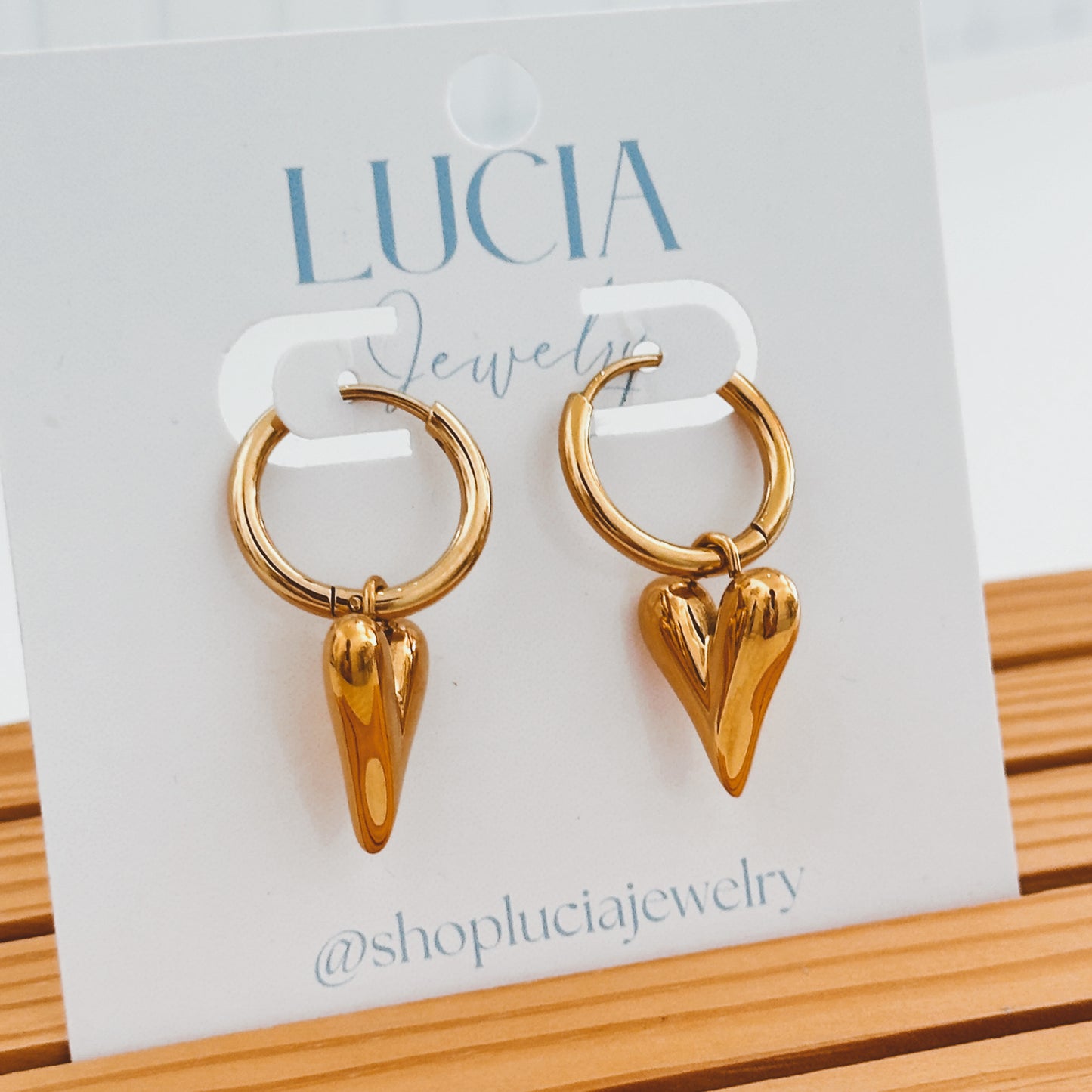 Dainty Heart Studs