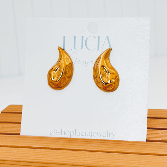 Textured Drop Studs