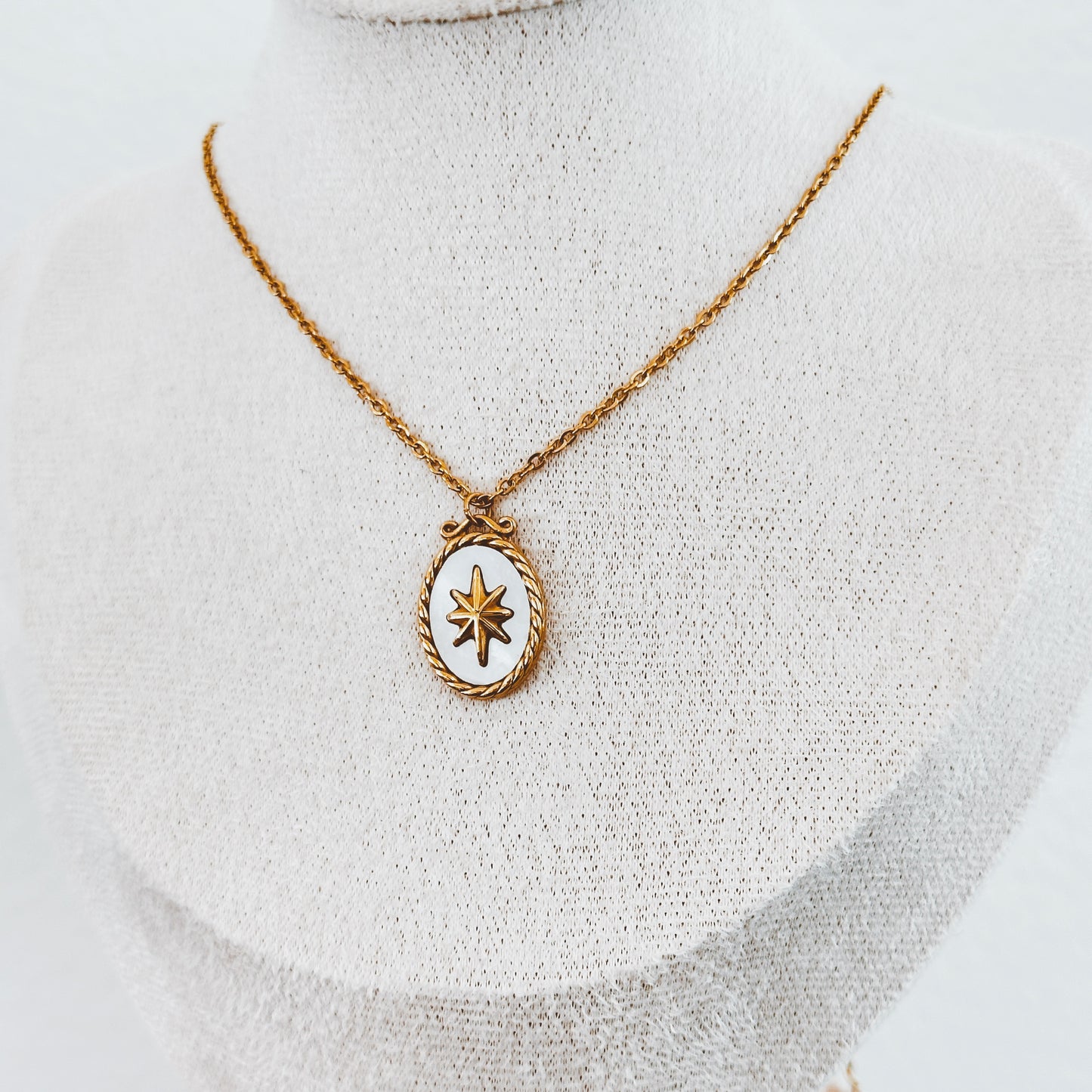 Shimmery North Star Necklace