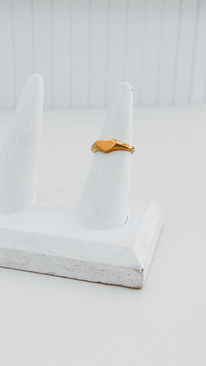 Heart Signet Ring