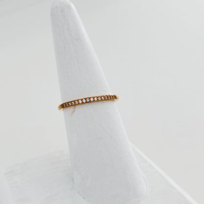 Dainty Pavé Ring