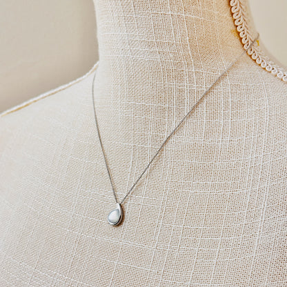 Mother of Pearl + Dew Drop Necklace