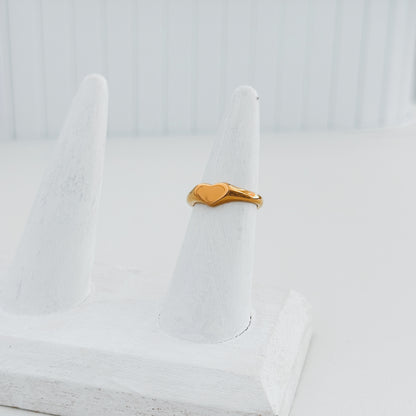 Heart Signet Ring