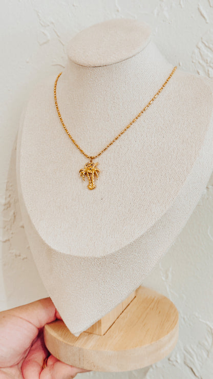 Palm Tree Necklace