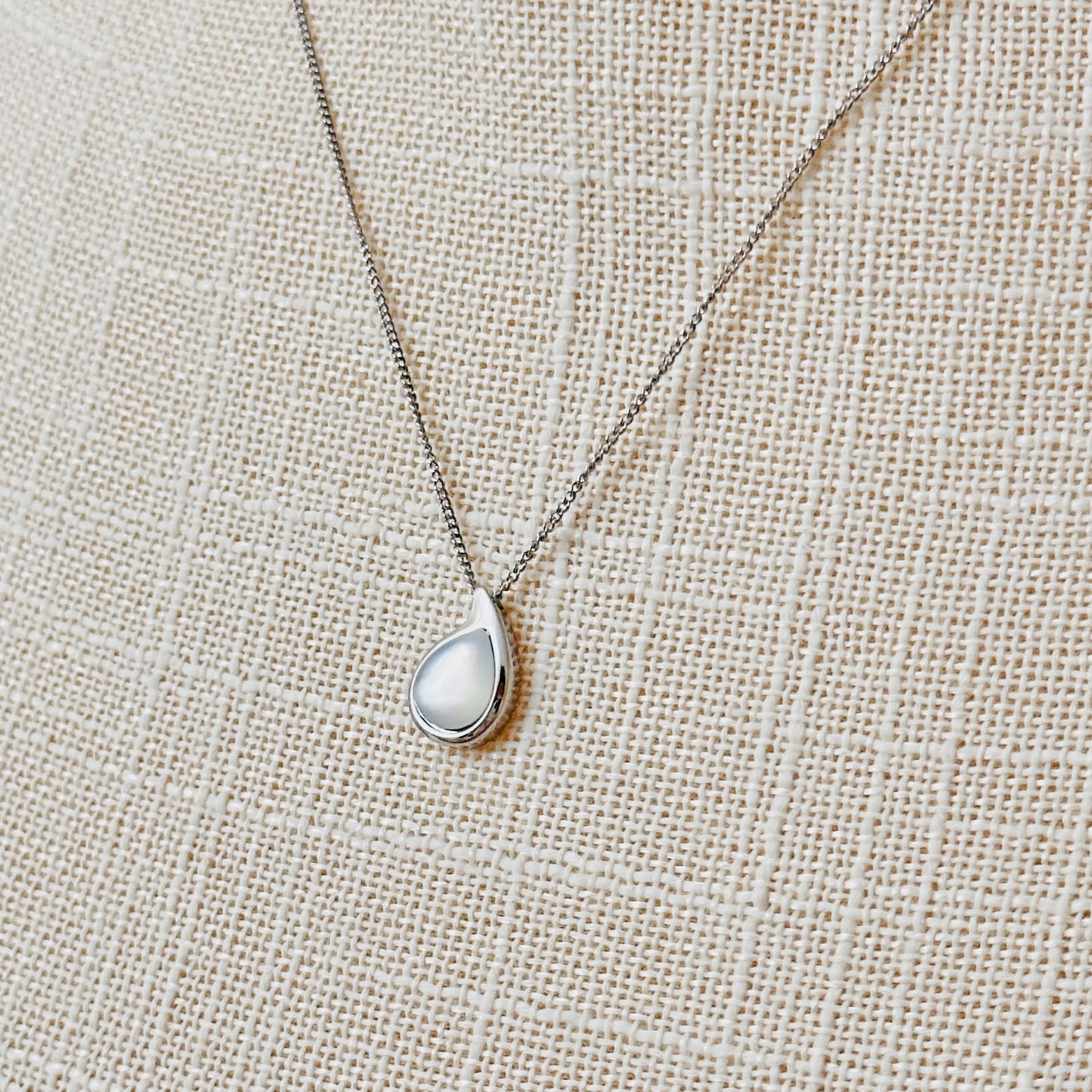 Mother of Pearl + Dew Drop Necklace