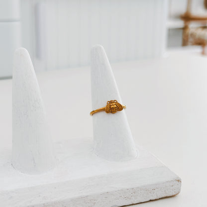Dainty Bee Ring