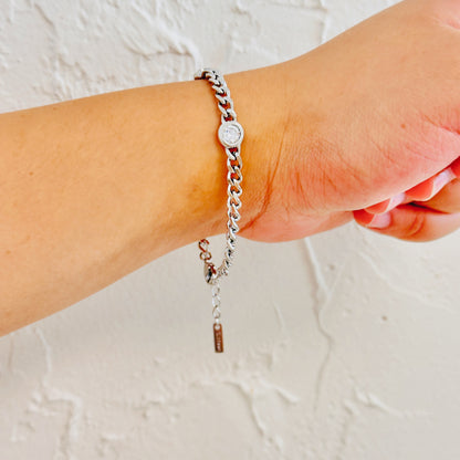 CZ Chain Link Bracelet