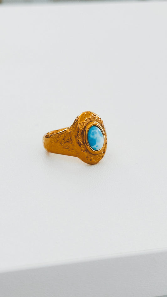 Abstract Blue Ring