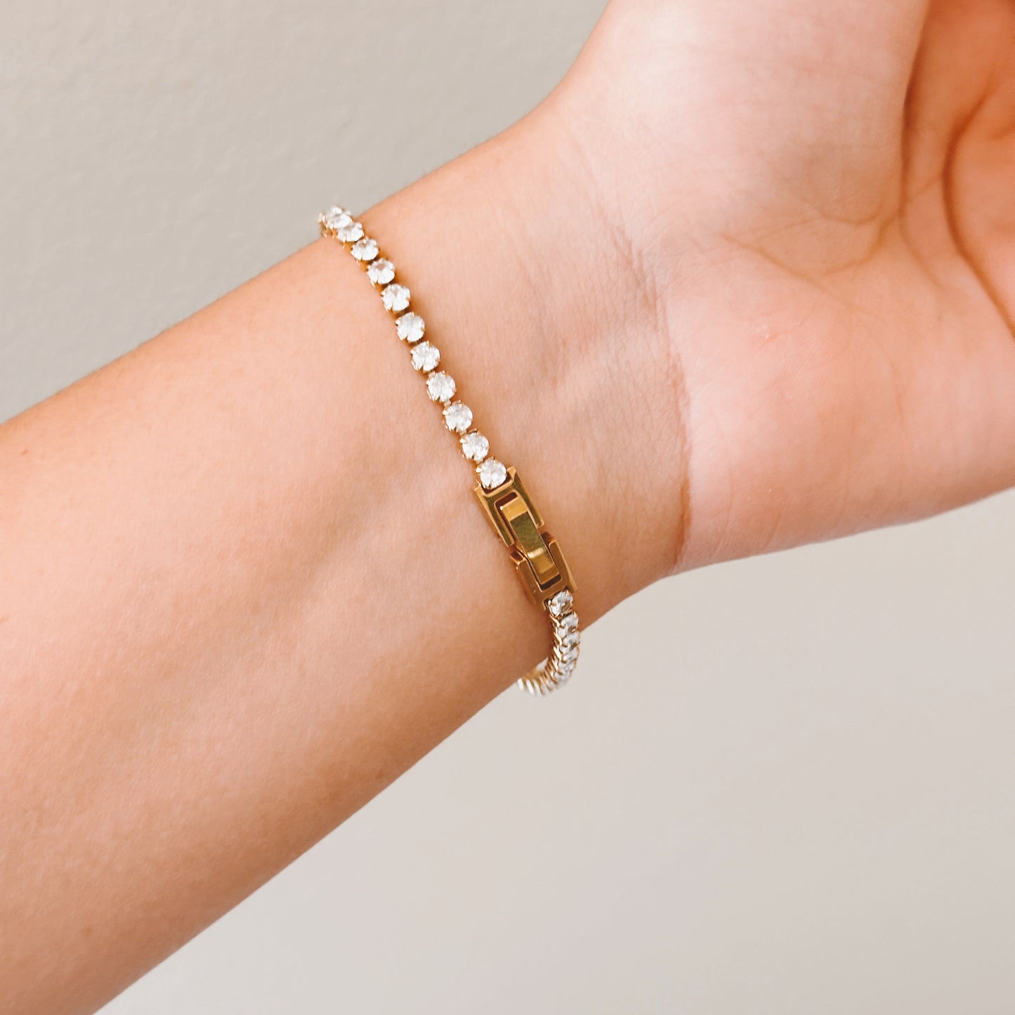 Dainty CZ Tennis Bracelet | Elegant & Minimalist