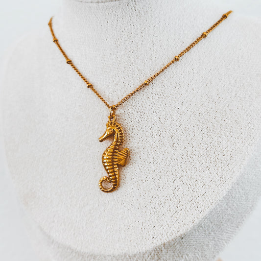 Dainty Seahorse Necklace