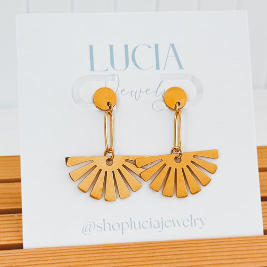 Boho Fan Studs