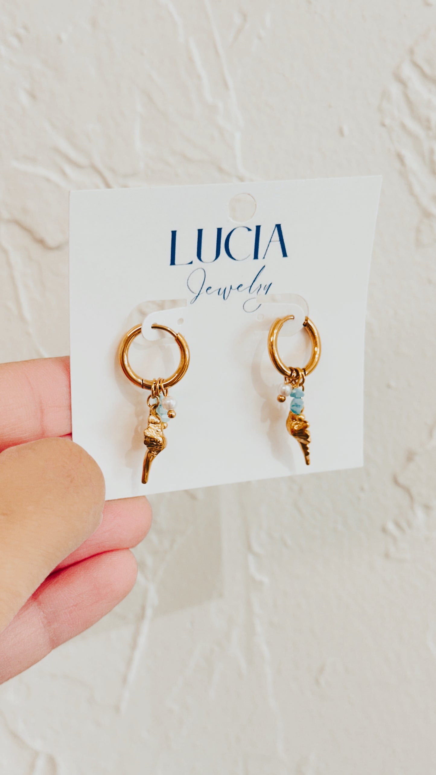 Shell Charm Earrings