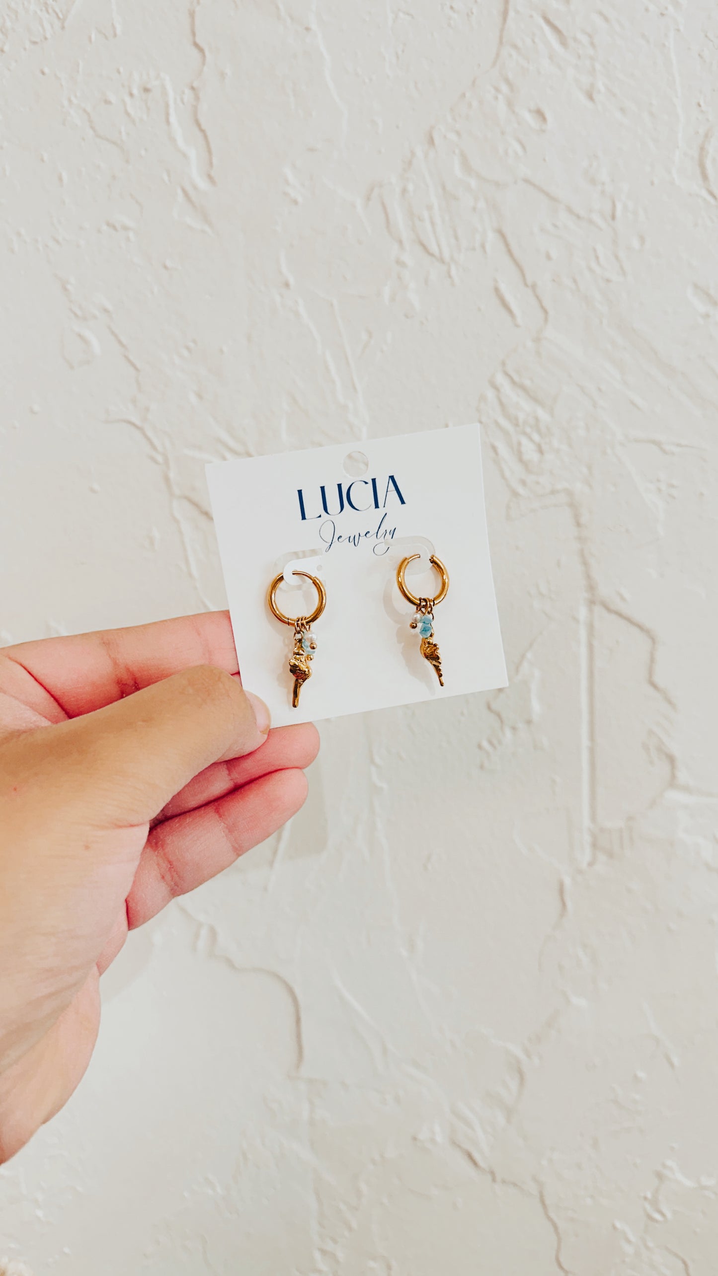Shell Charm Earrings