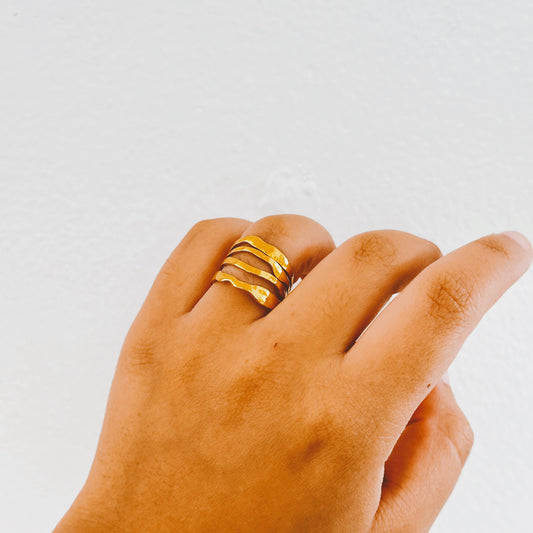 Textured Open Ring
