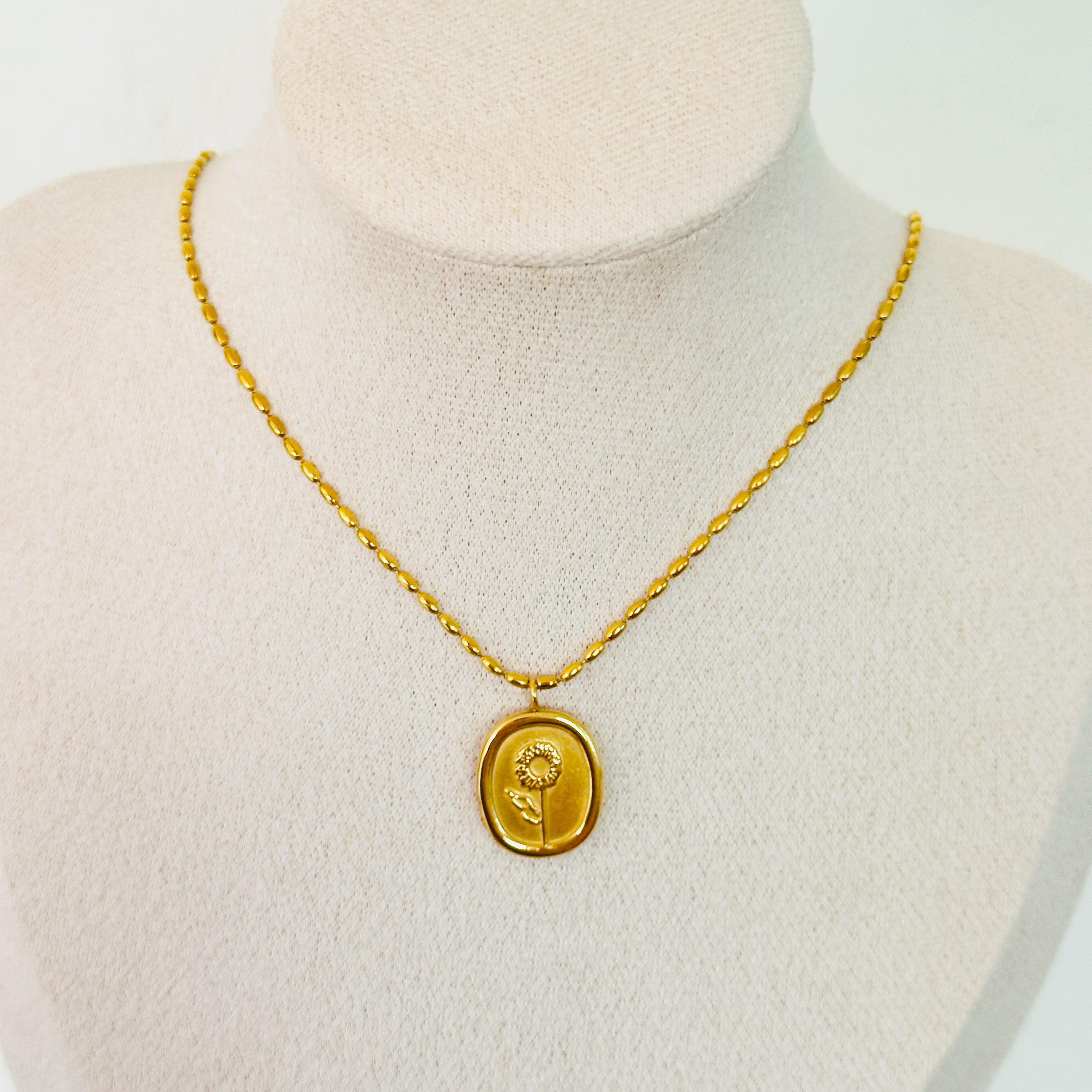 Sunflower Necklace