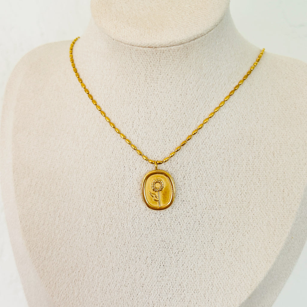 Sunflower Necklace