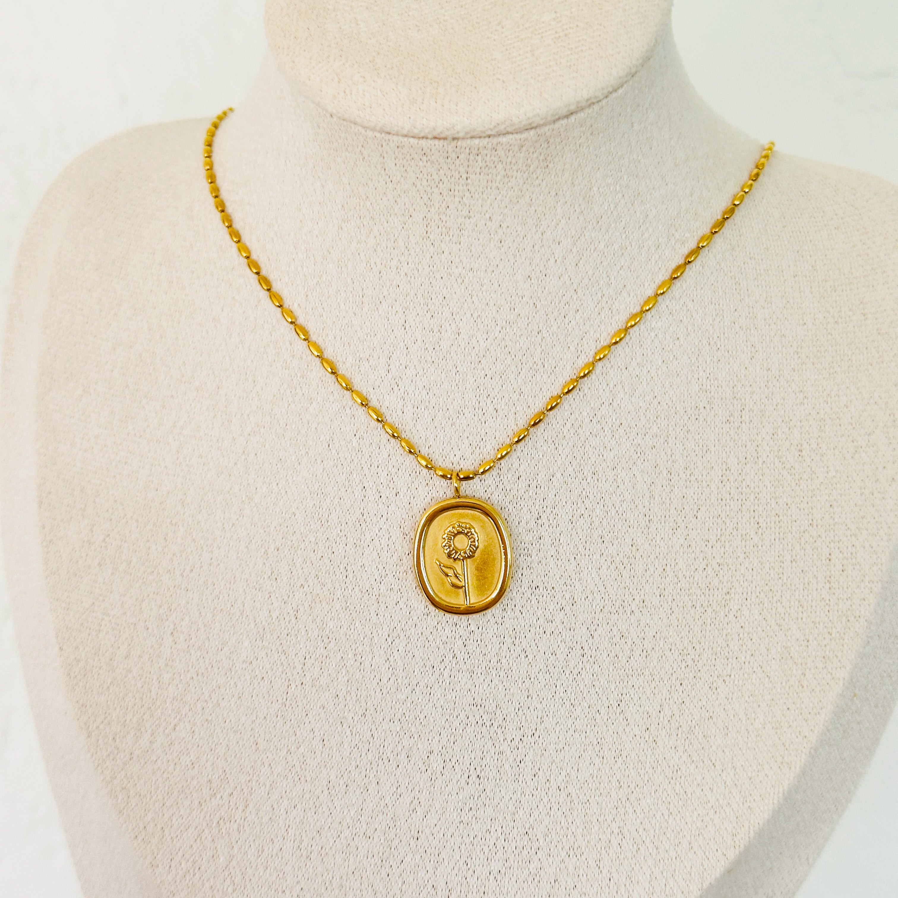 Sunflower Necklace
