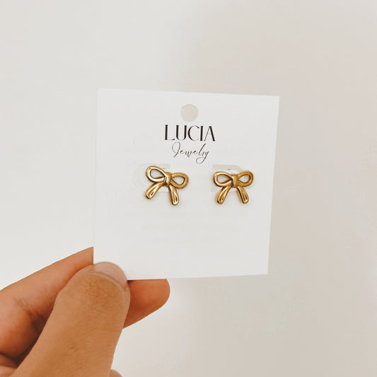 Classy Bow Stud Earrings | Dainty and Lightweight Design